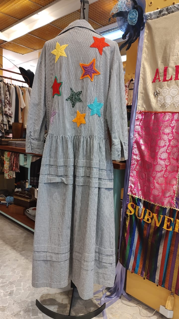 Vestido MABÔ azul