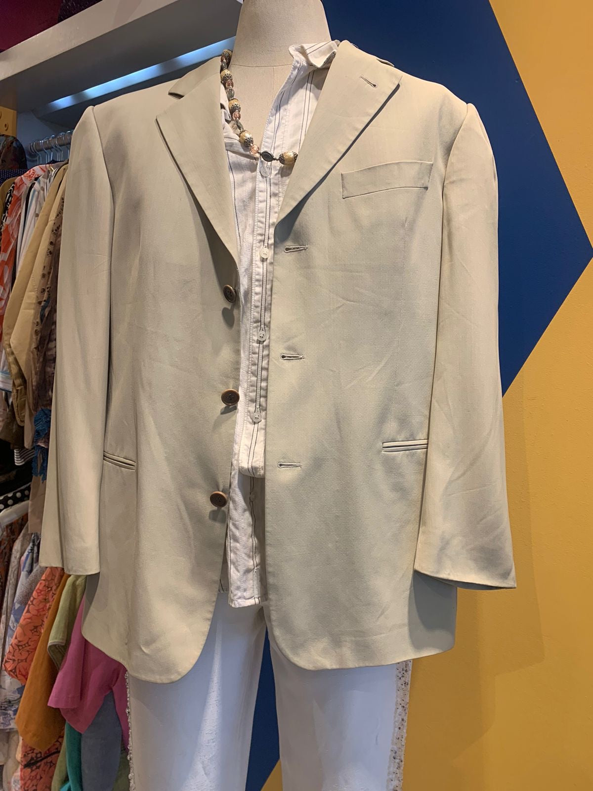 Blazer creme Hugo Boss