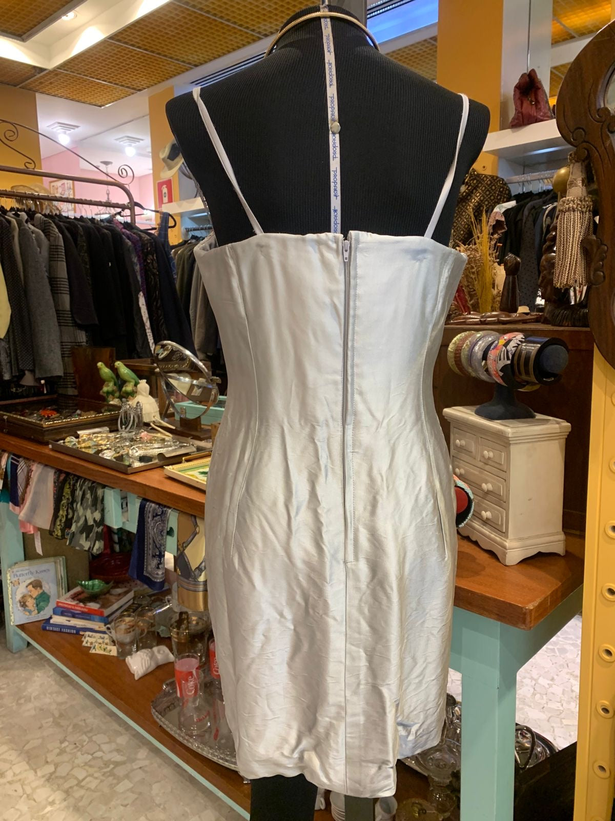 vestido MARCELO QUADROS pintado a mão