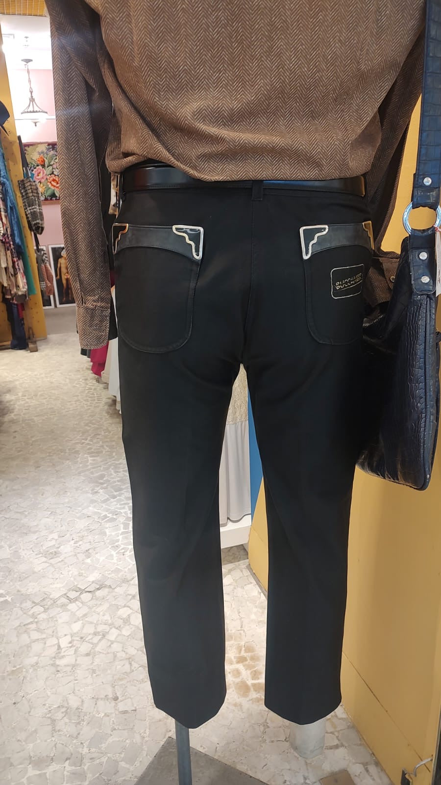 Calça alfaiataria masculina preta