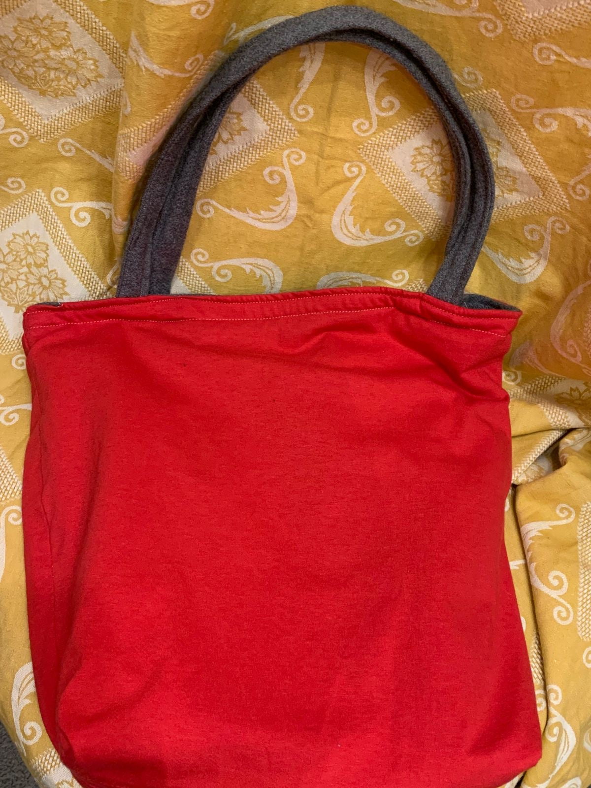 Eco bag upcycling vermelha