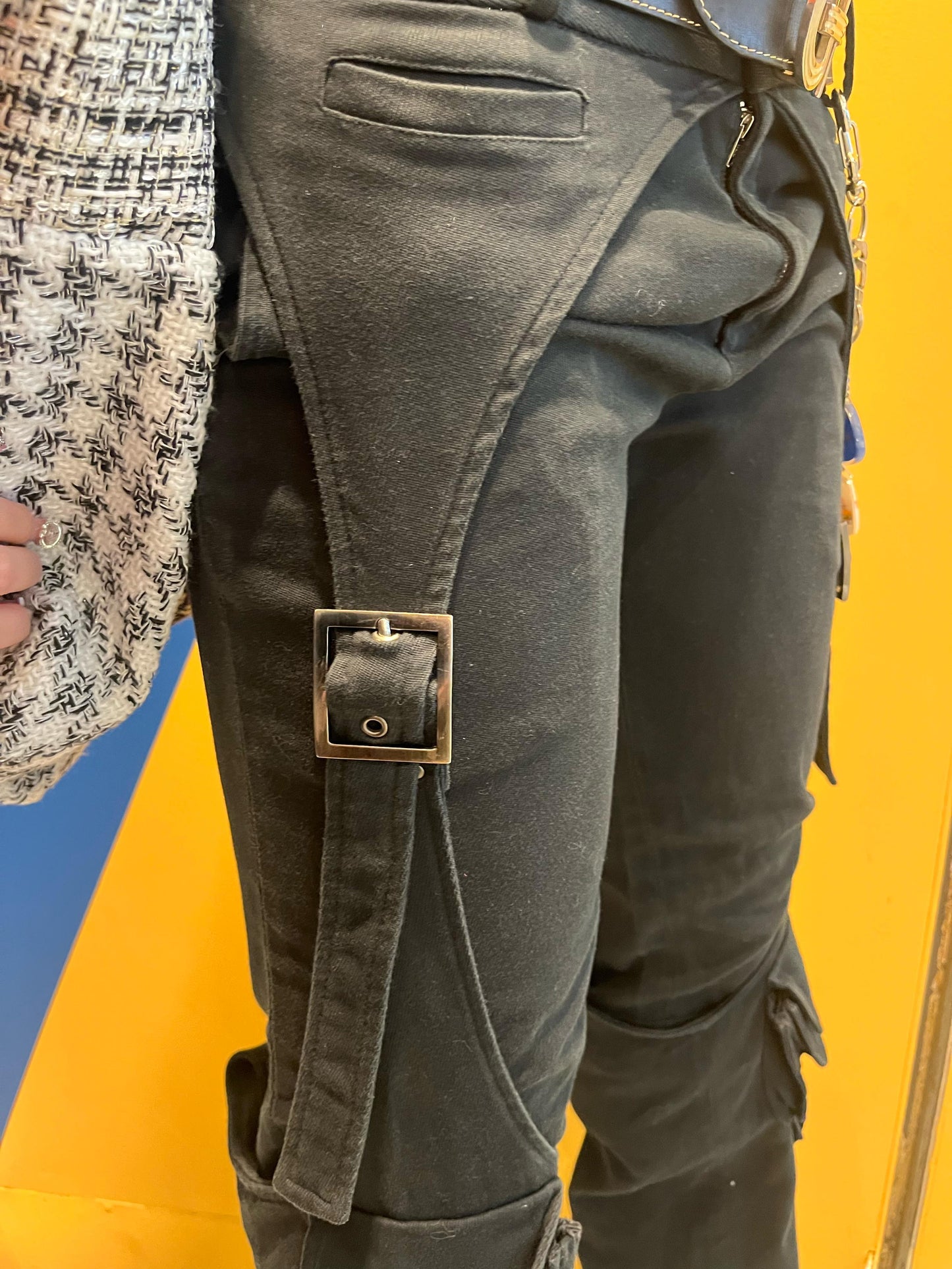 Calça preta Reinaldo Lourenço