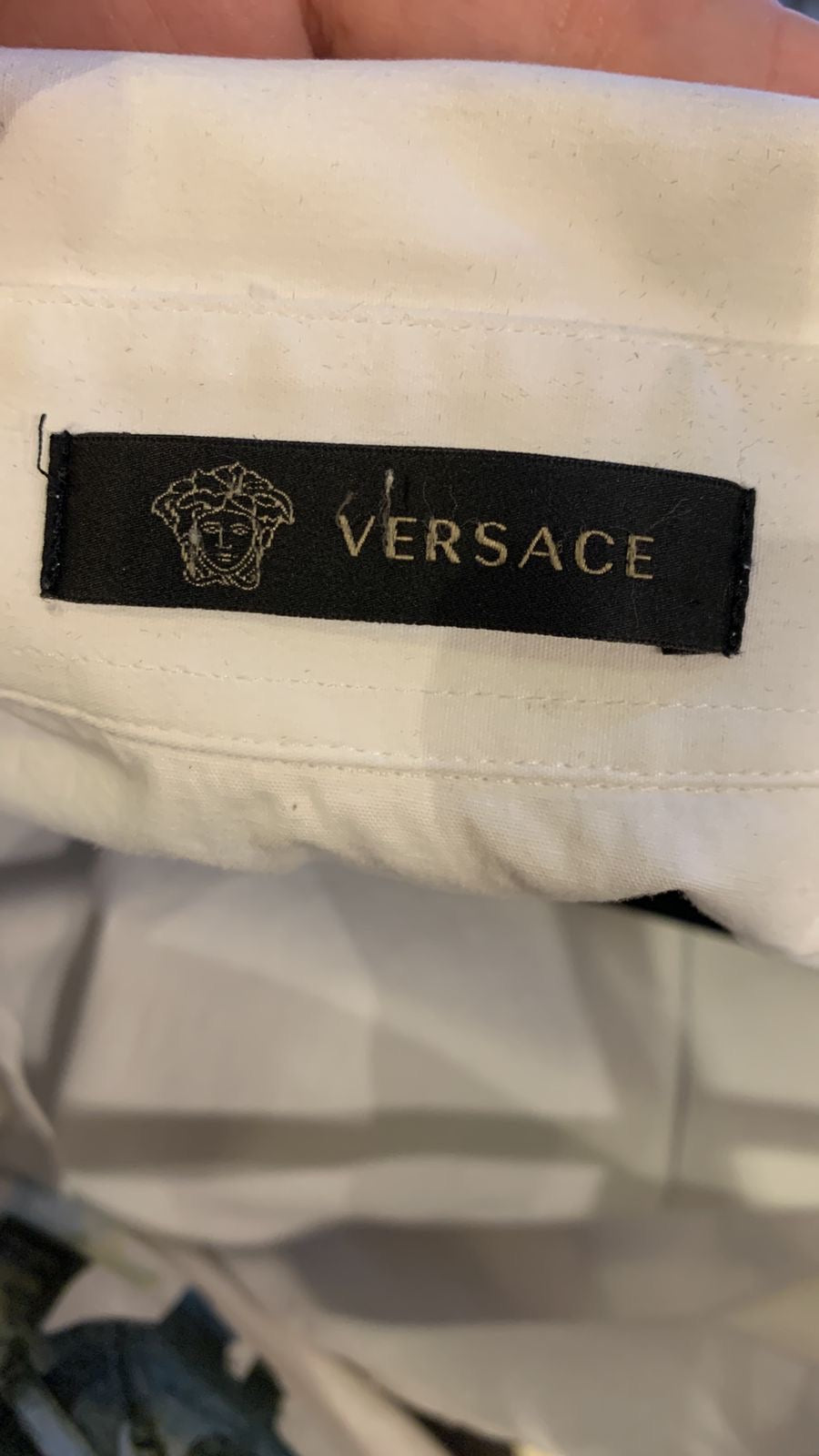 Camisa branca Versace