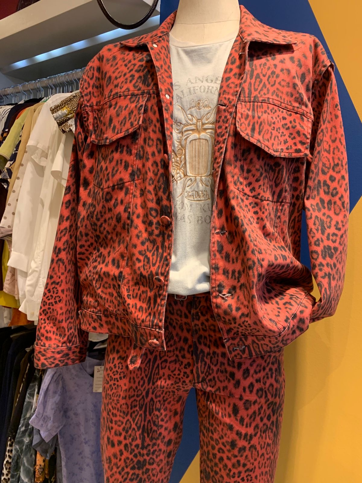 Conjunto onça laranja
