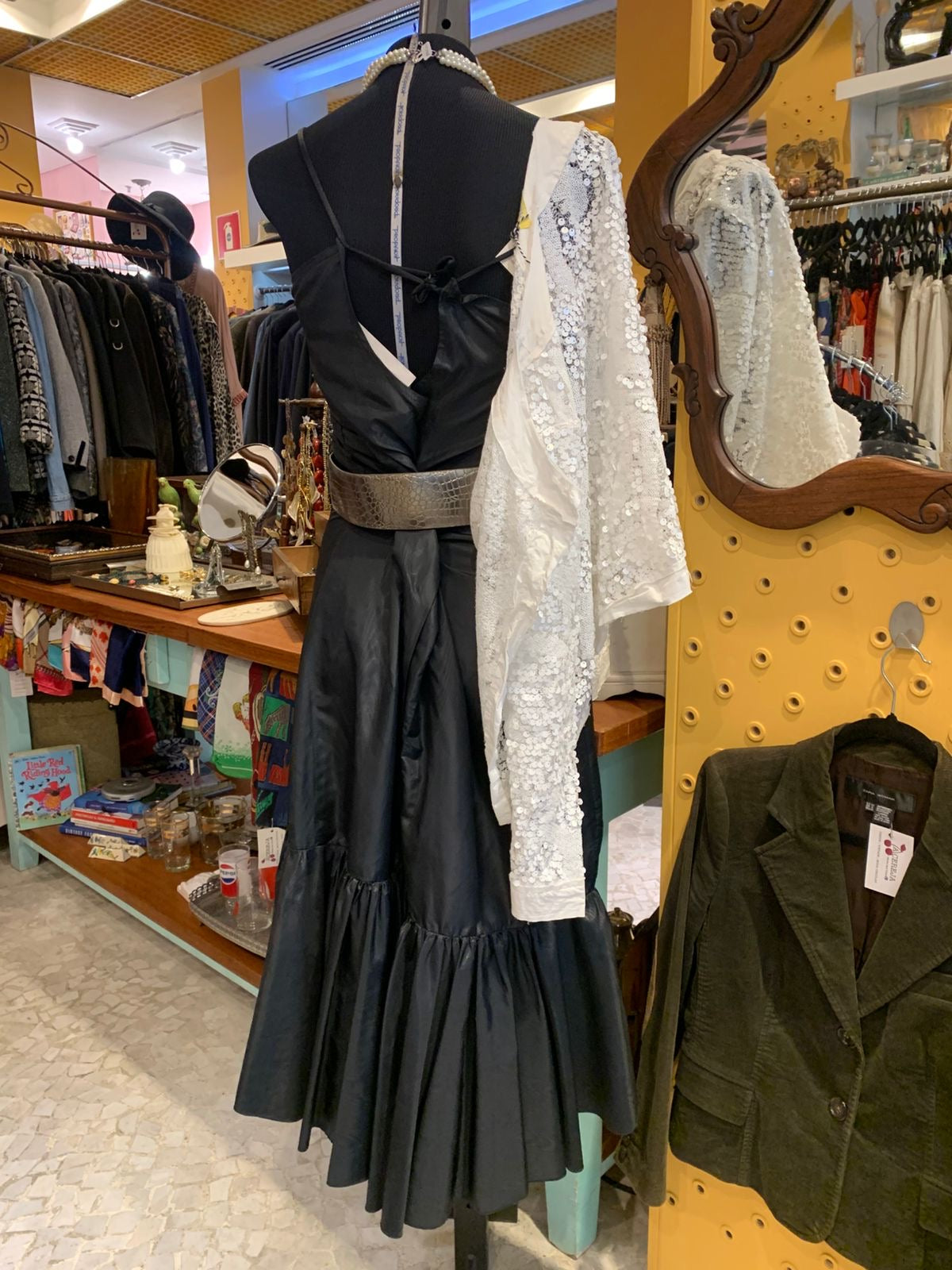 Vestido preto vintage