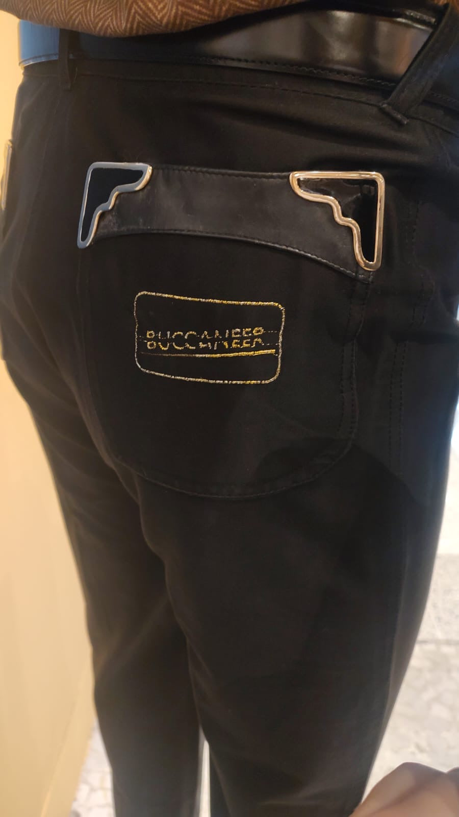Calça alfaiataria masculina preta