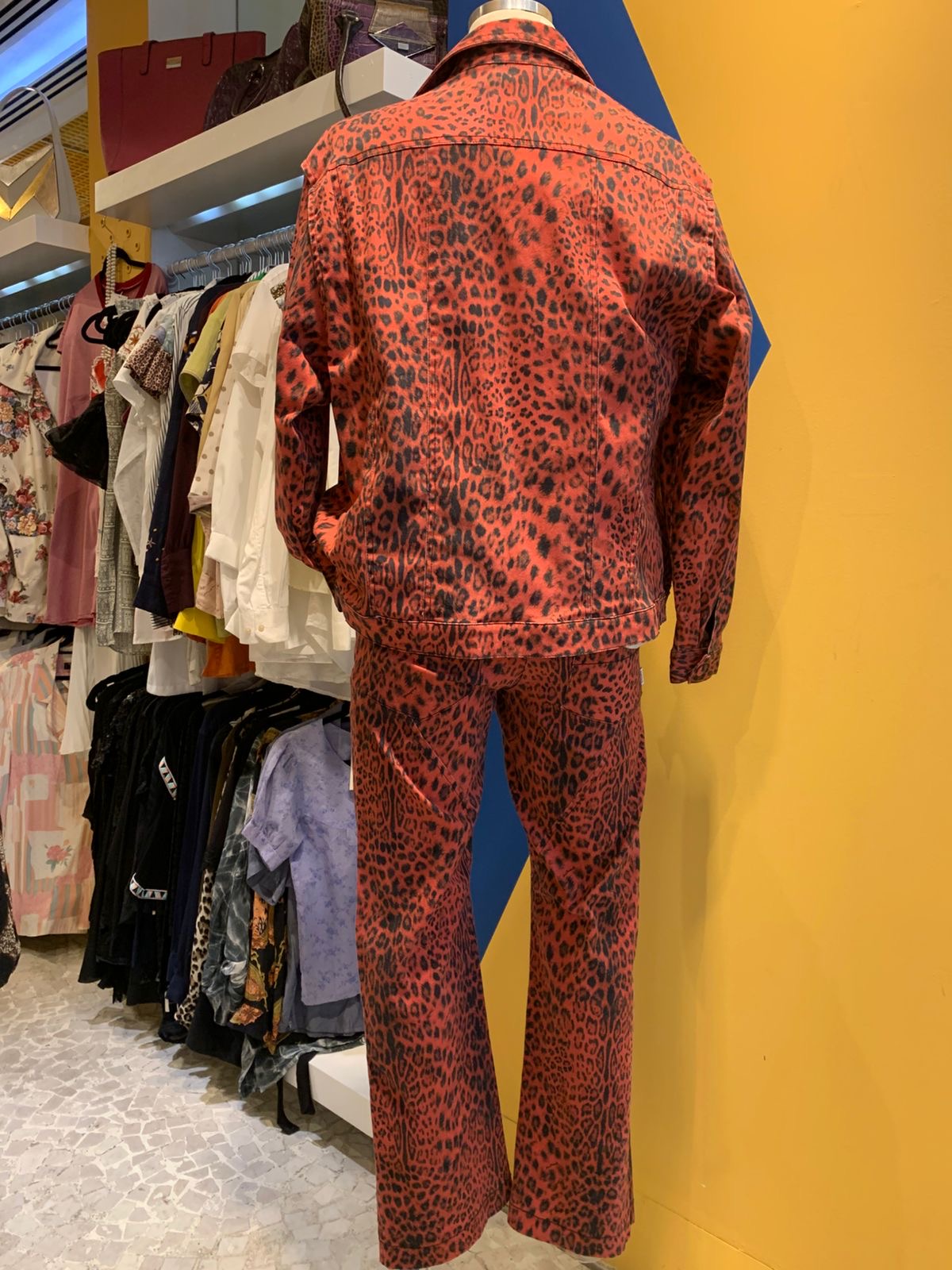 Conjunto onça laranja