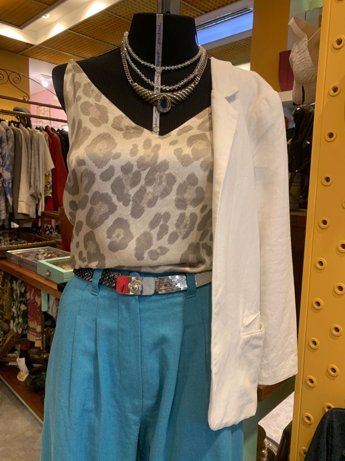 Cinto vintage prata