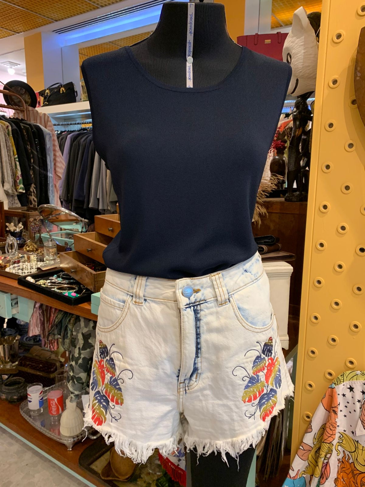 Shorts jeans claro