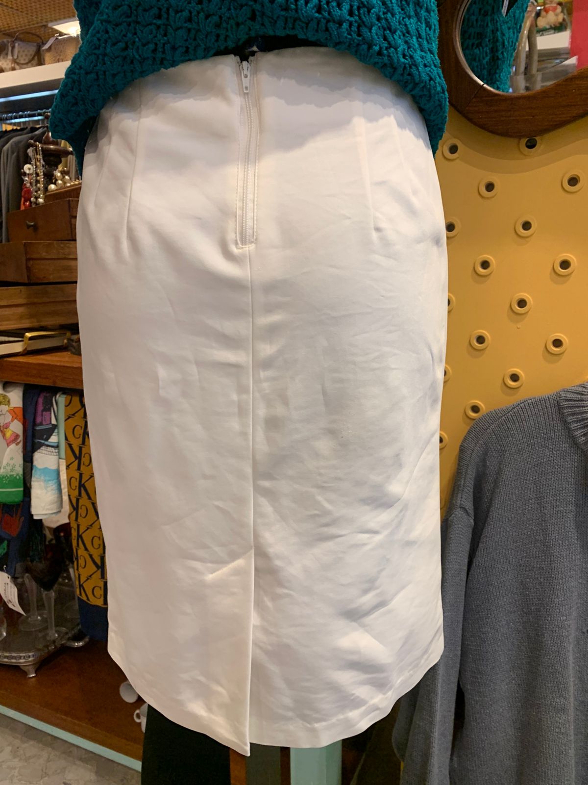Conjunto branco de alfaiataria