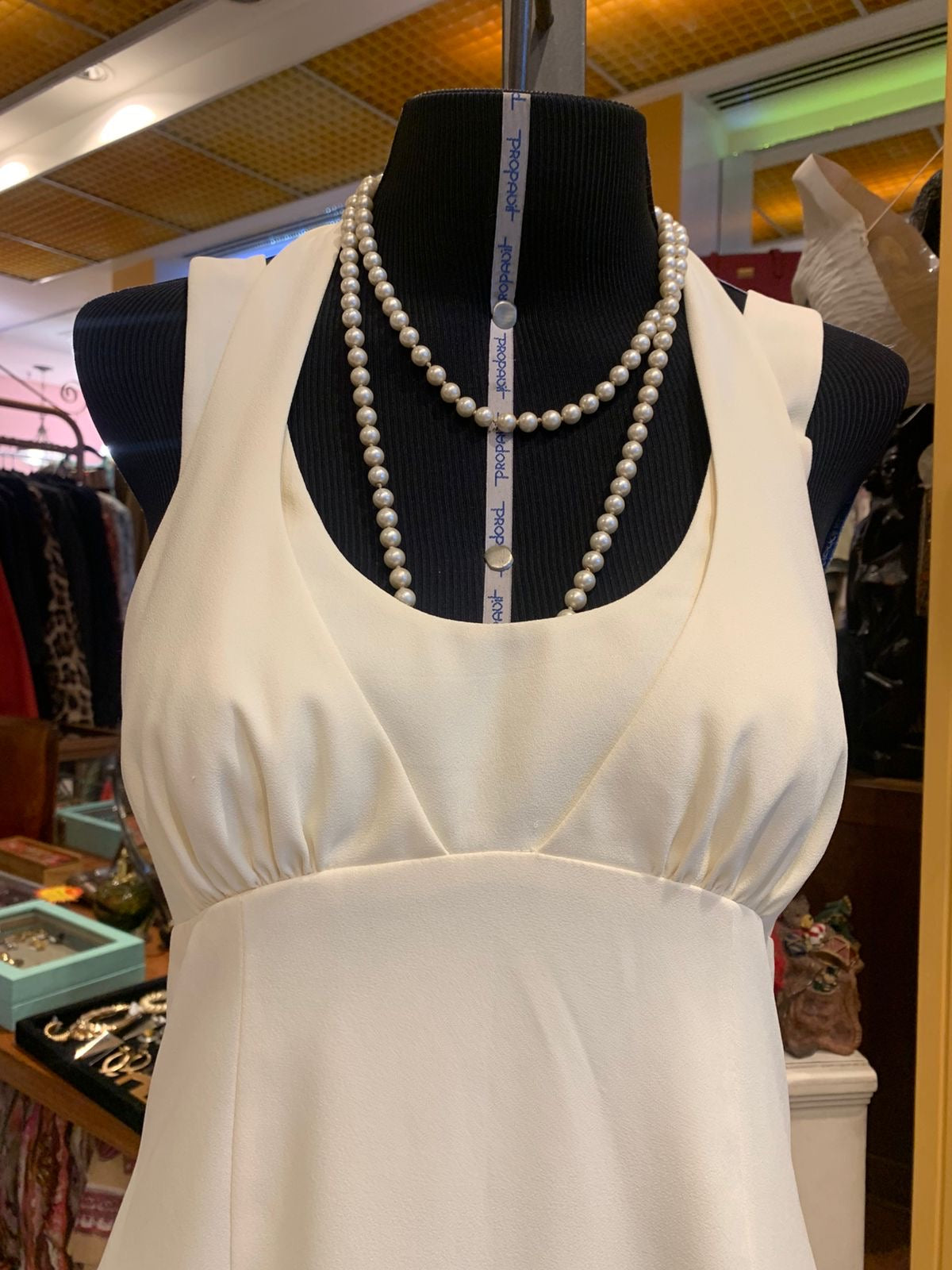 Vestido vintage off white