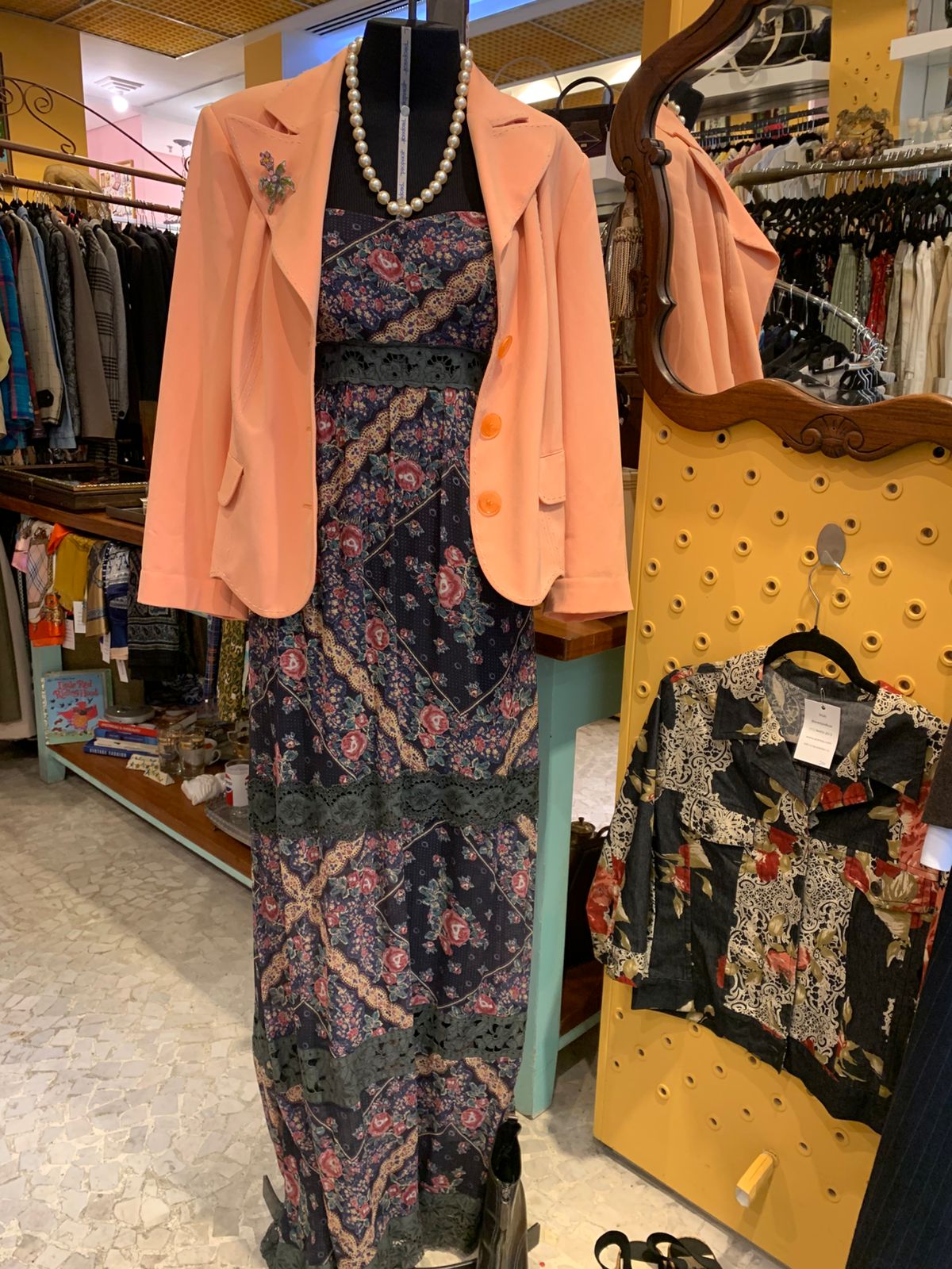 Blazer laranja vintage