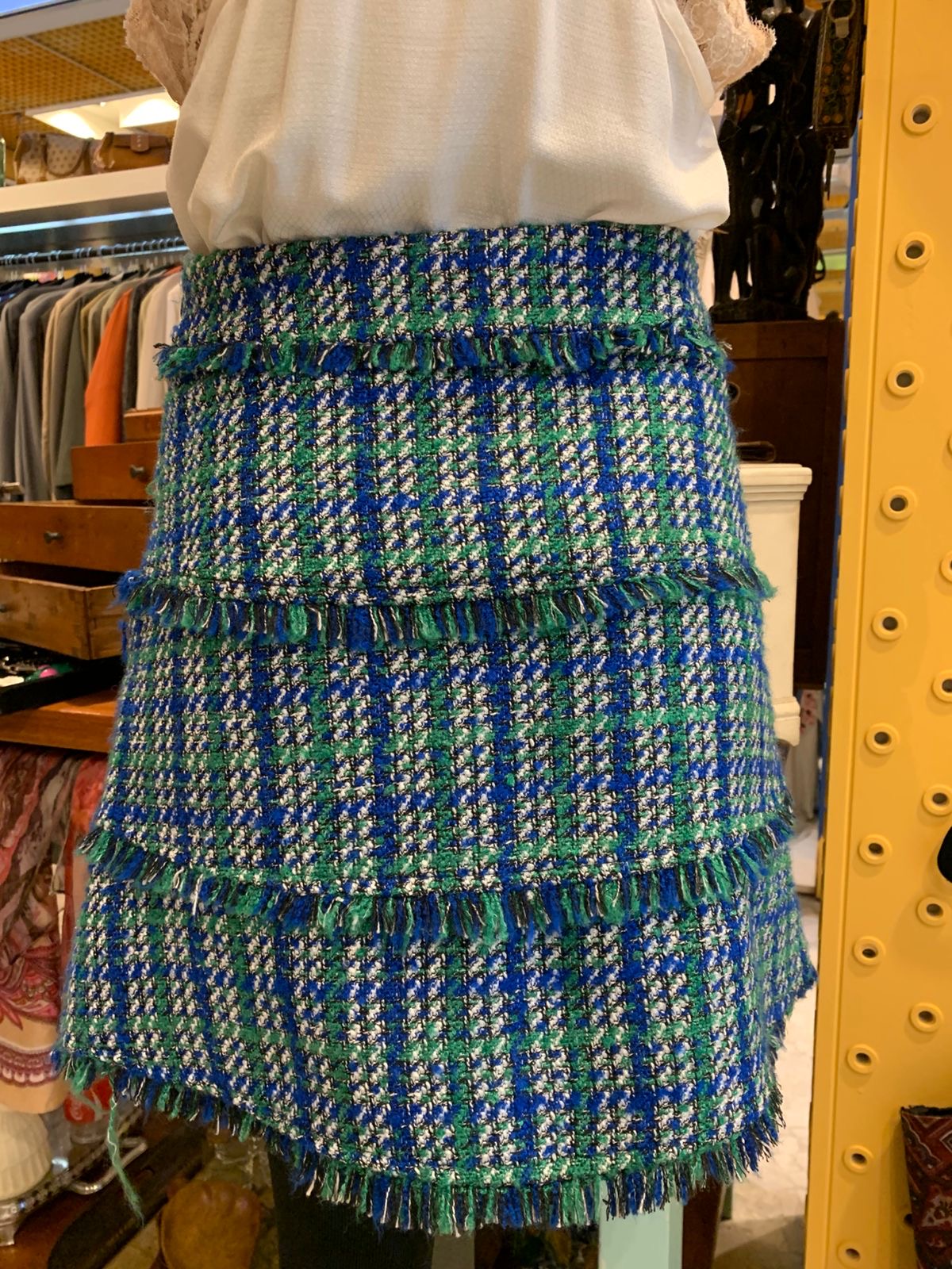 Saia de tweed