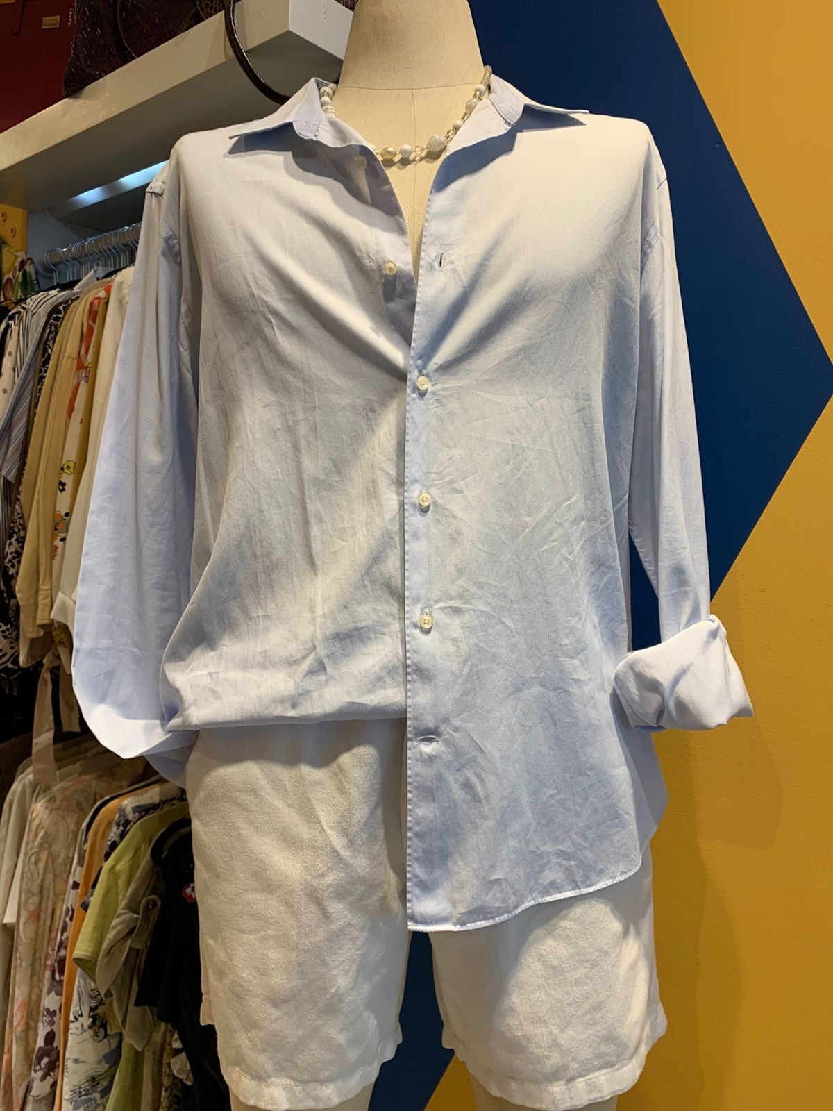 Camisa azul Massimo Dutti