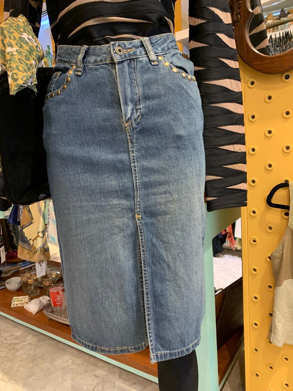 Saia jeans Guaraná Brasil