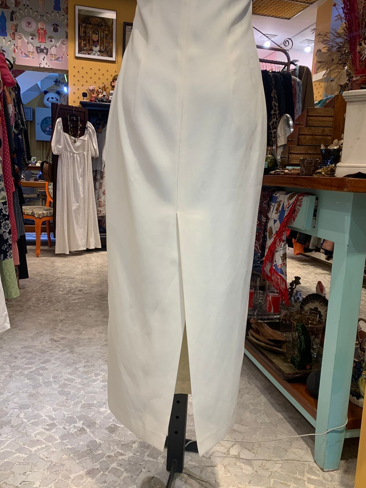Vestido vintage off white