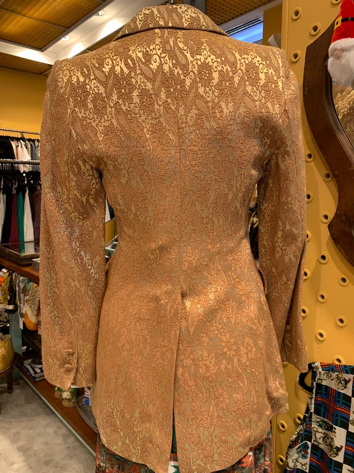 Blazer vintage dourado