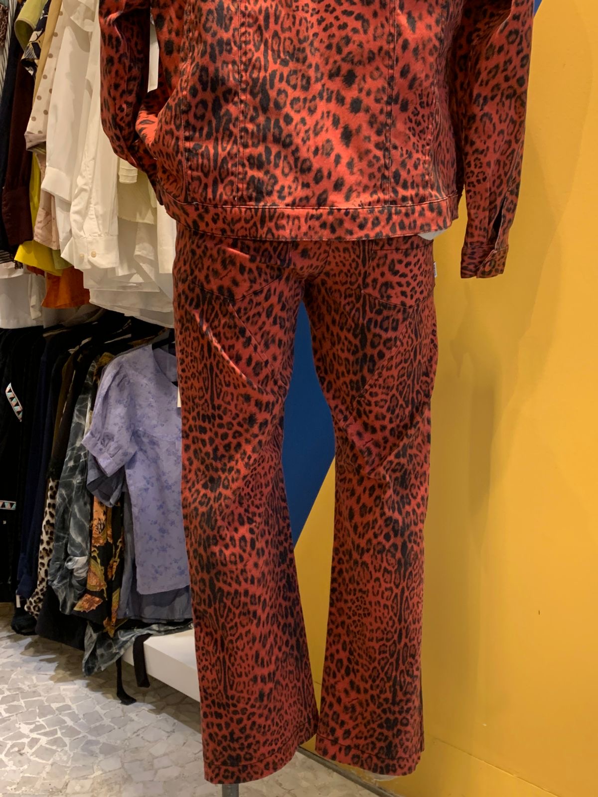 Conjunto onça laranja