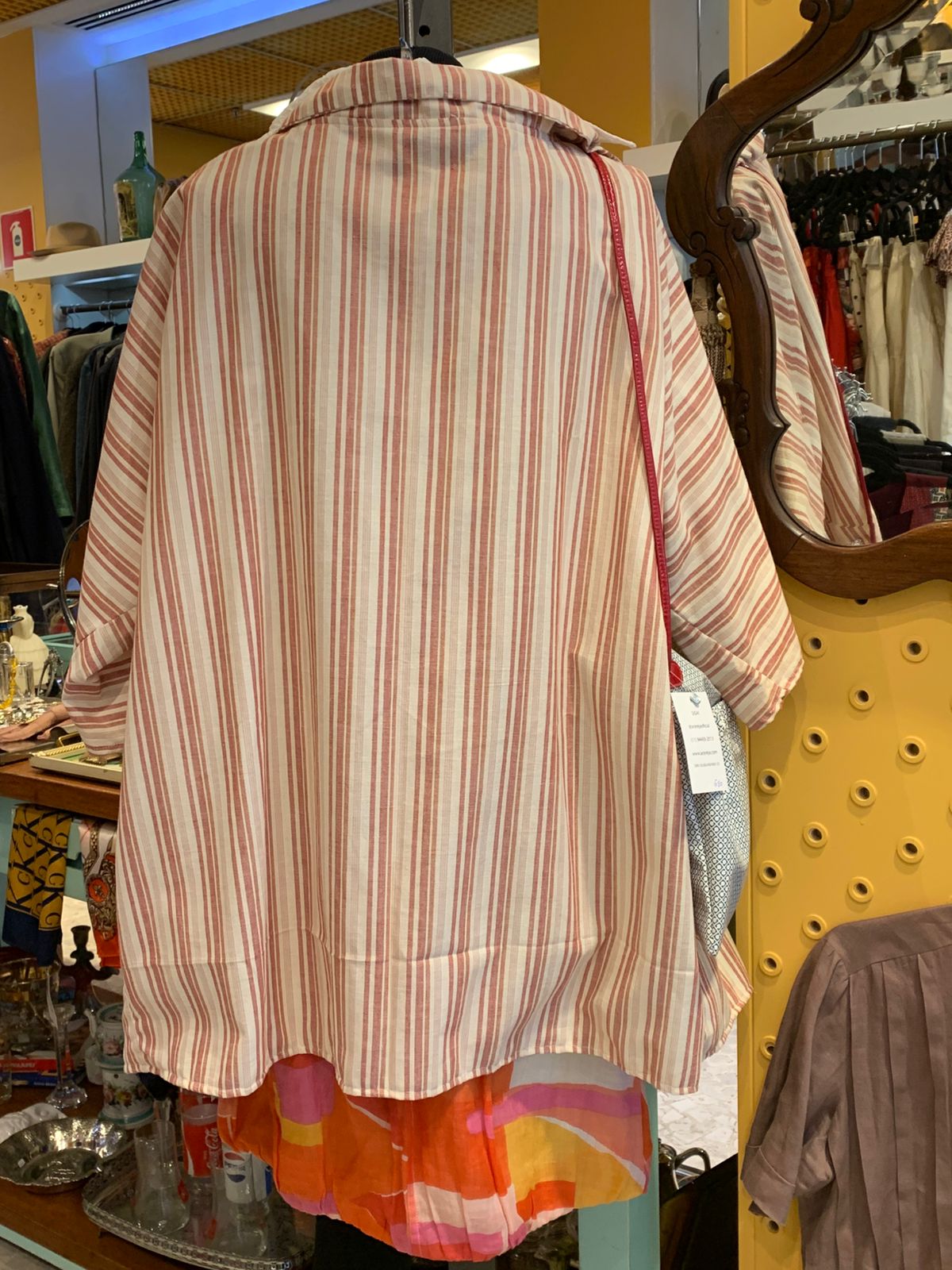 Kimono listrado upcycling