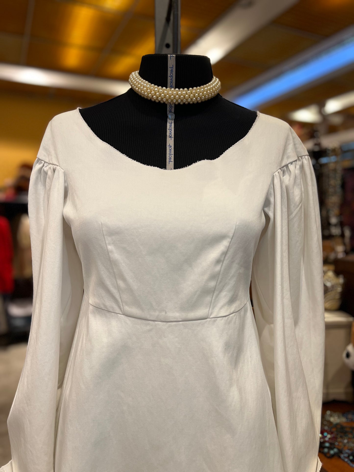 Vestido Branco curto Yves Saint Laurent