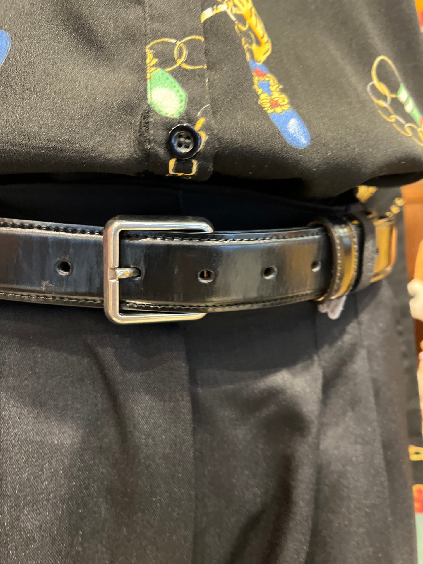 Cinto Balenciaga Belt Black