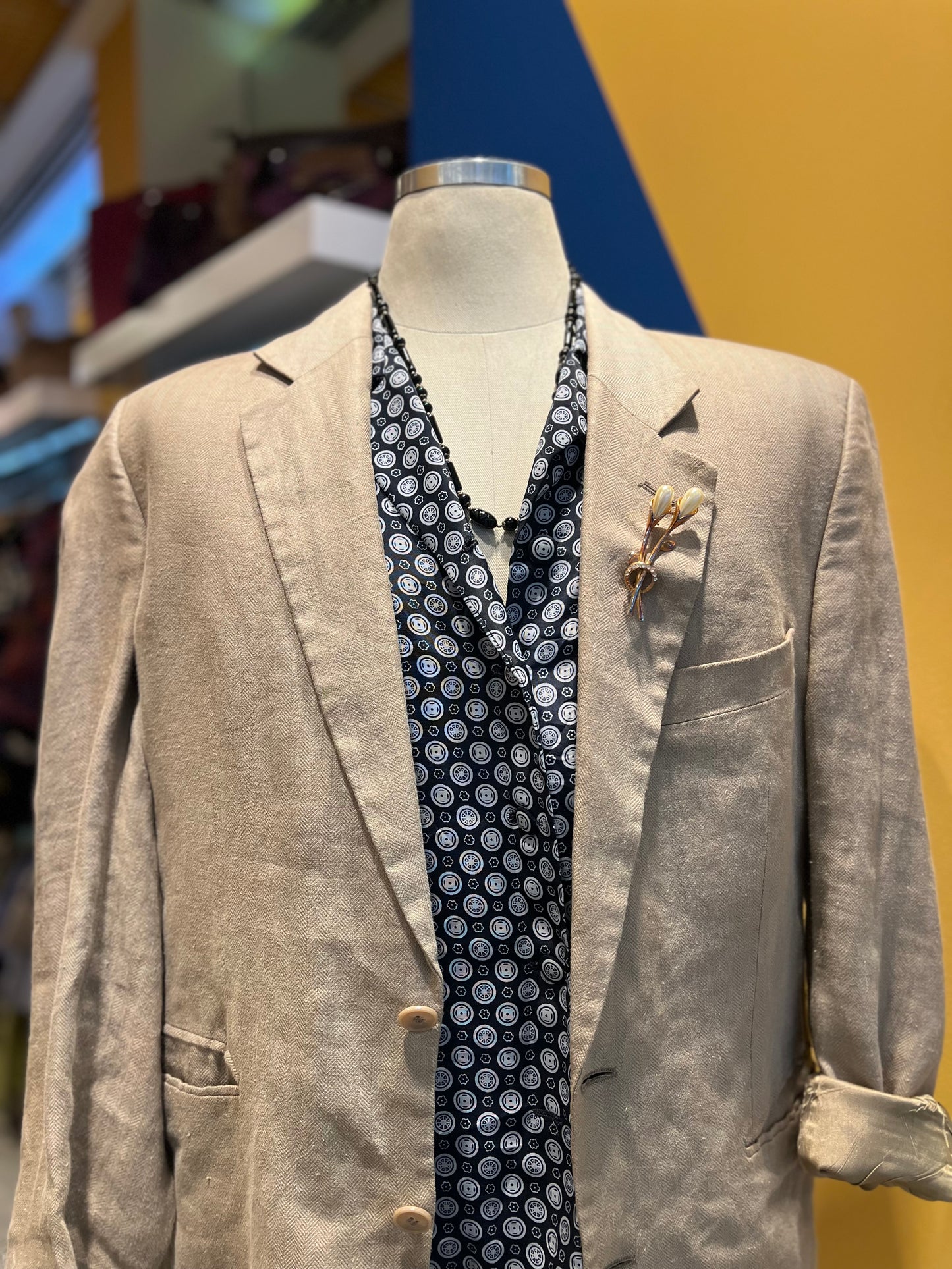Blazer Saint Lauren Bege