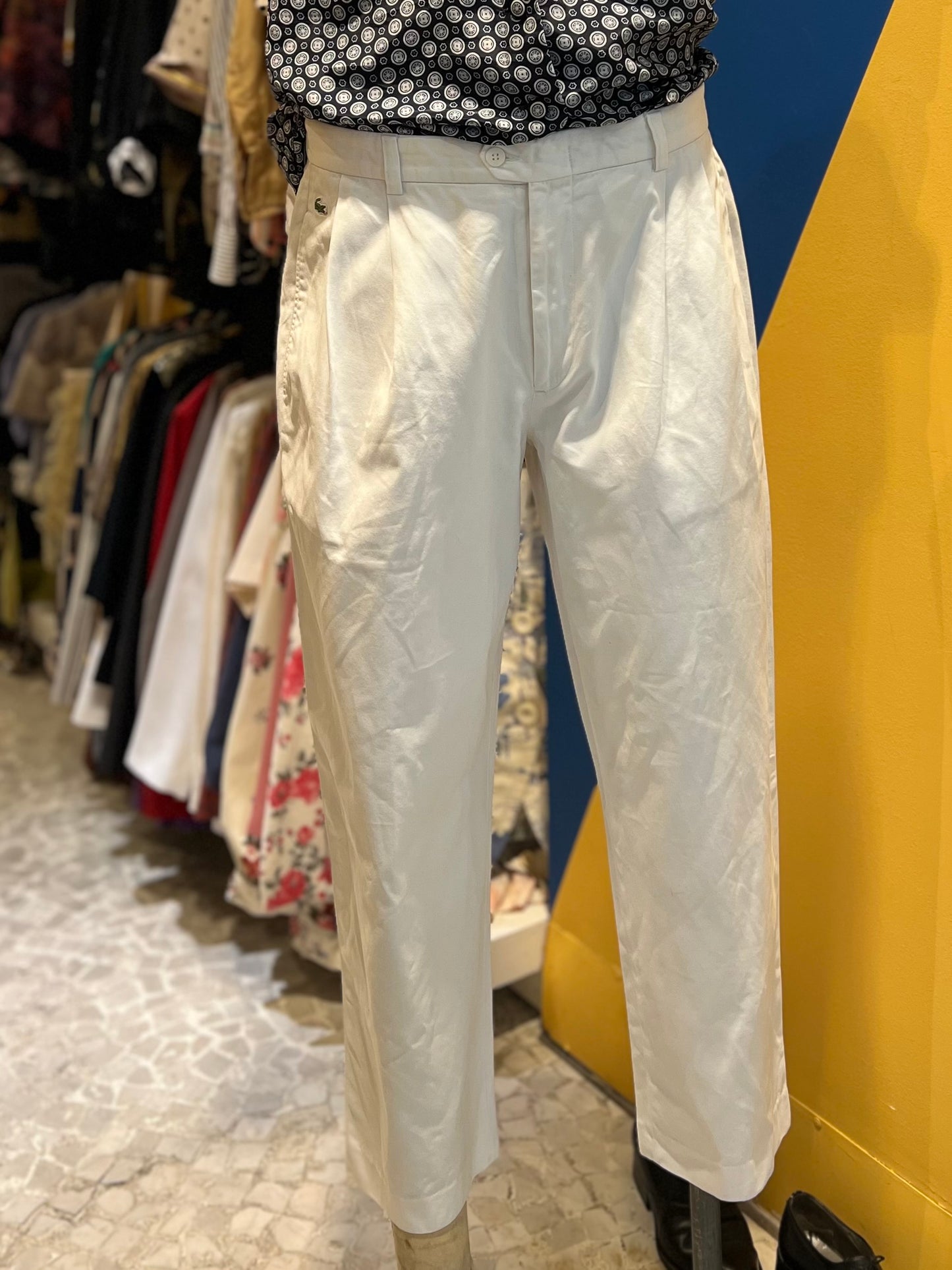 Calça Lacoste Branca