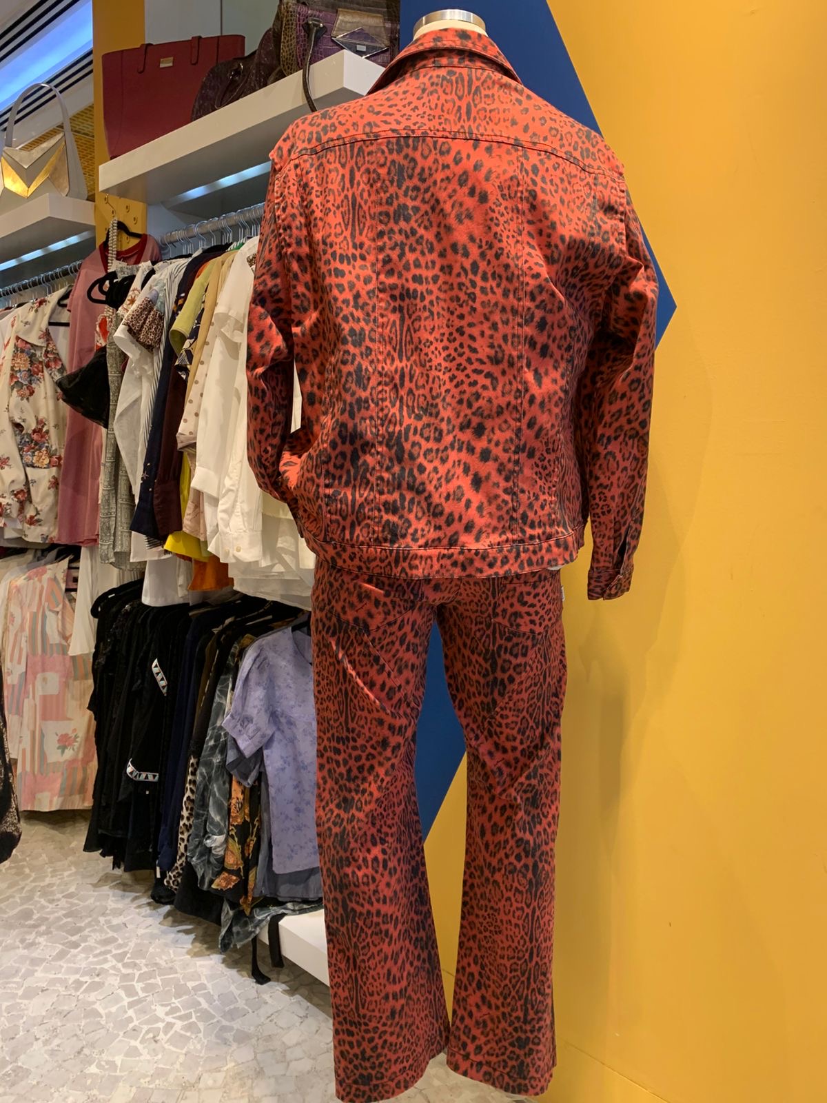 Conjunto onça laranja