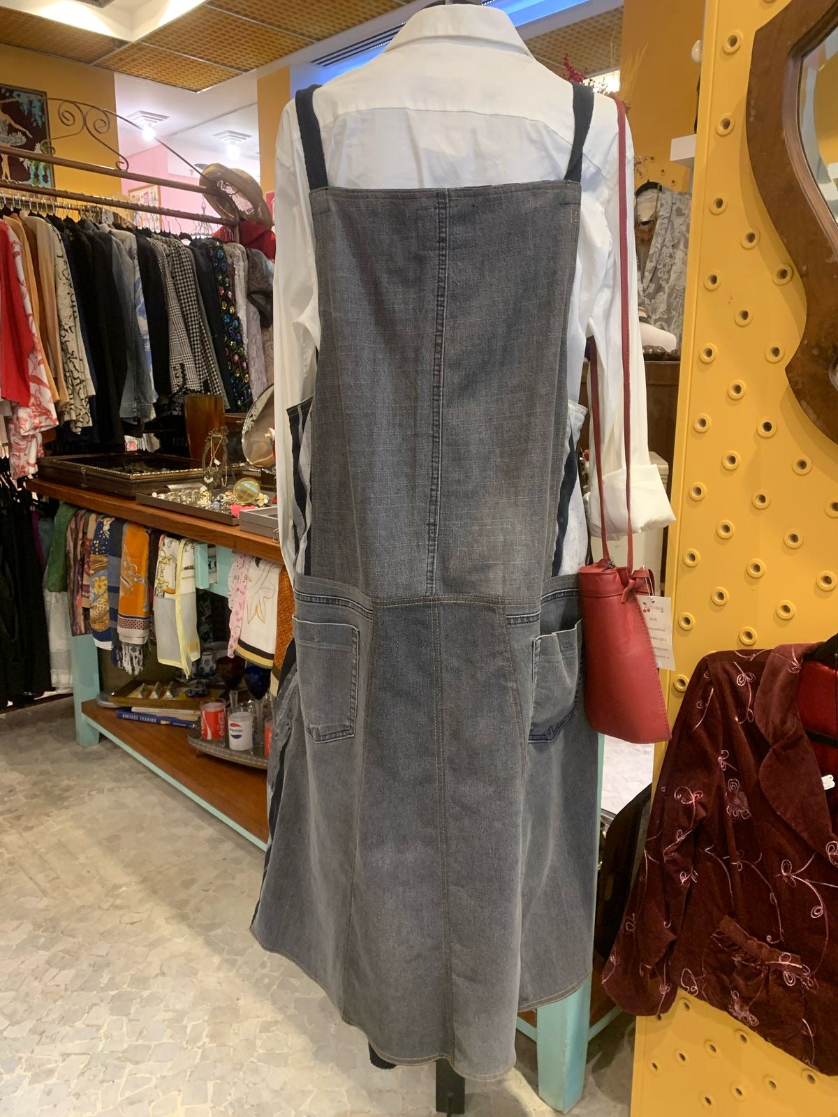 Jardineira upcycling oversizer