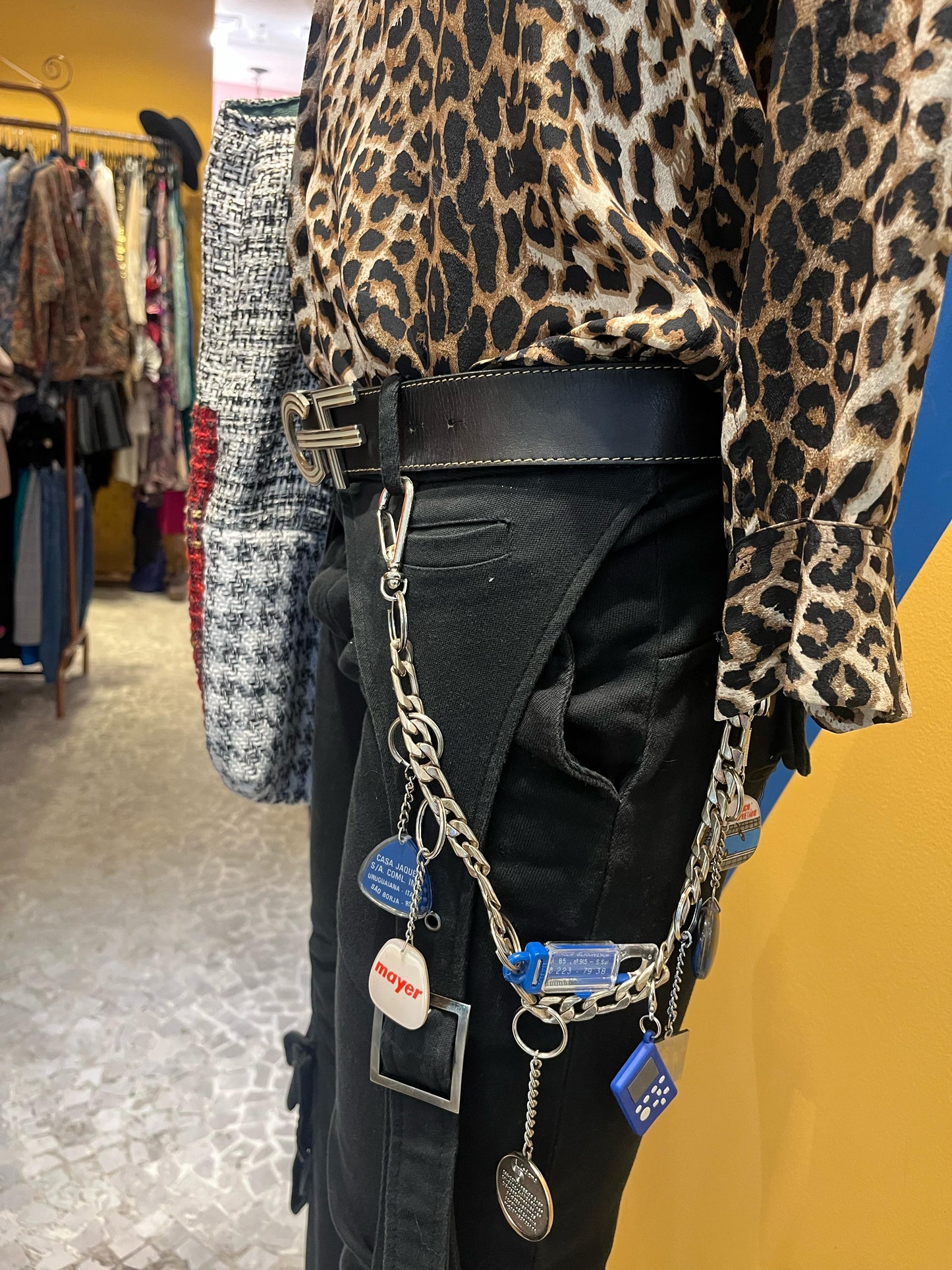 Calça preta Reinaldo Lourenço