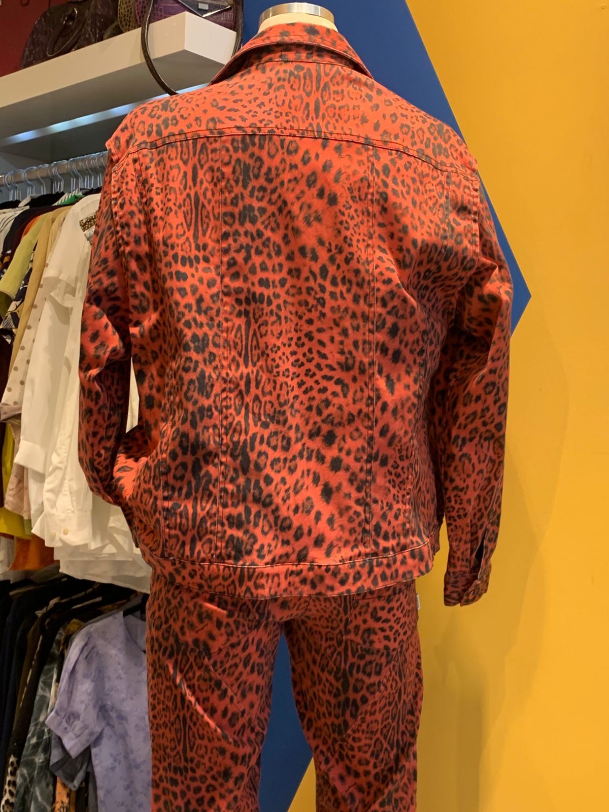 Conjunto onça laranja