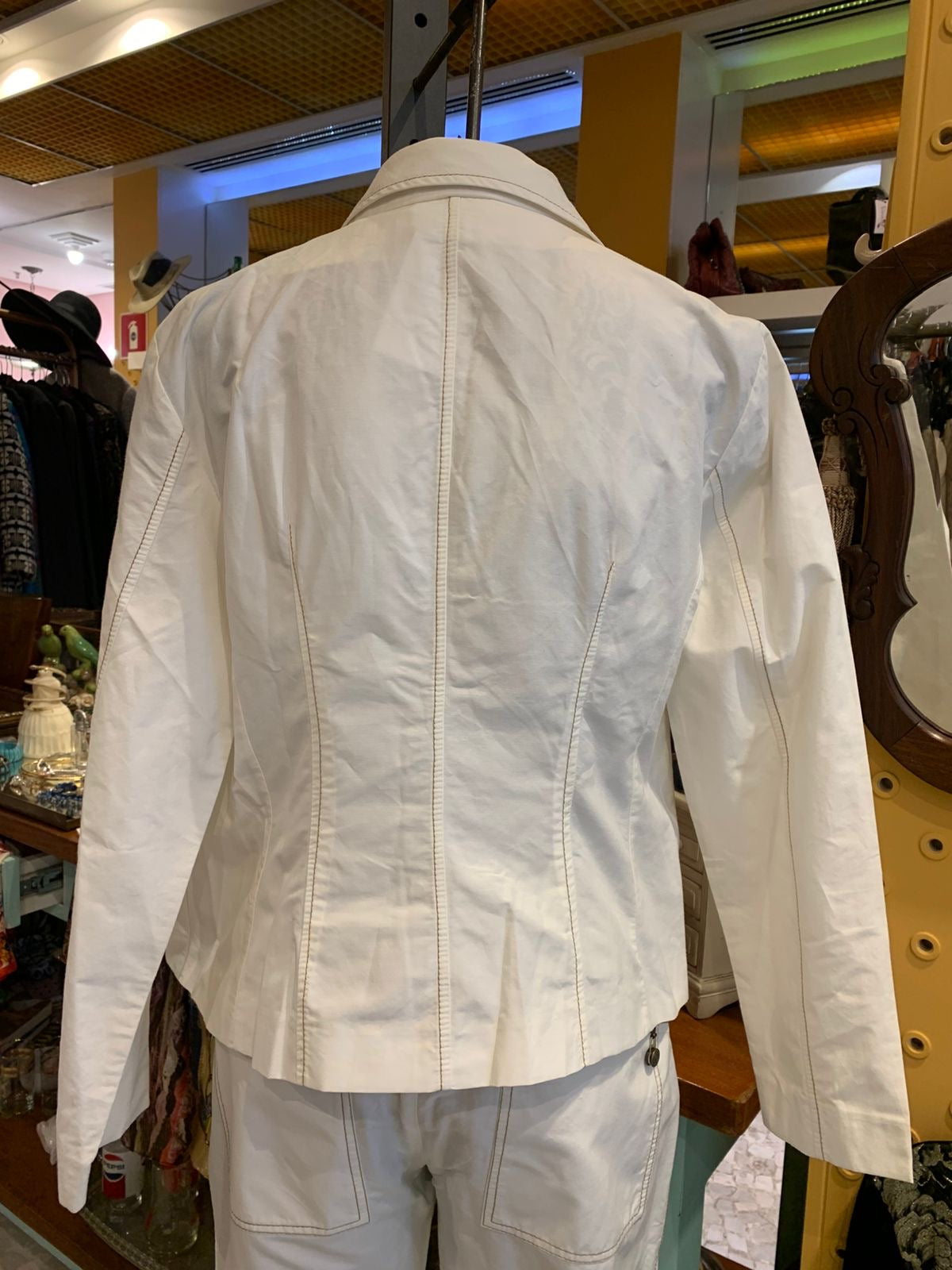 Conjunto alcaçuz branco