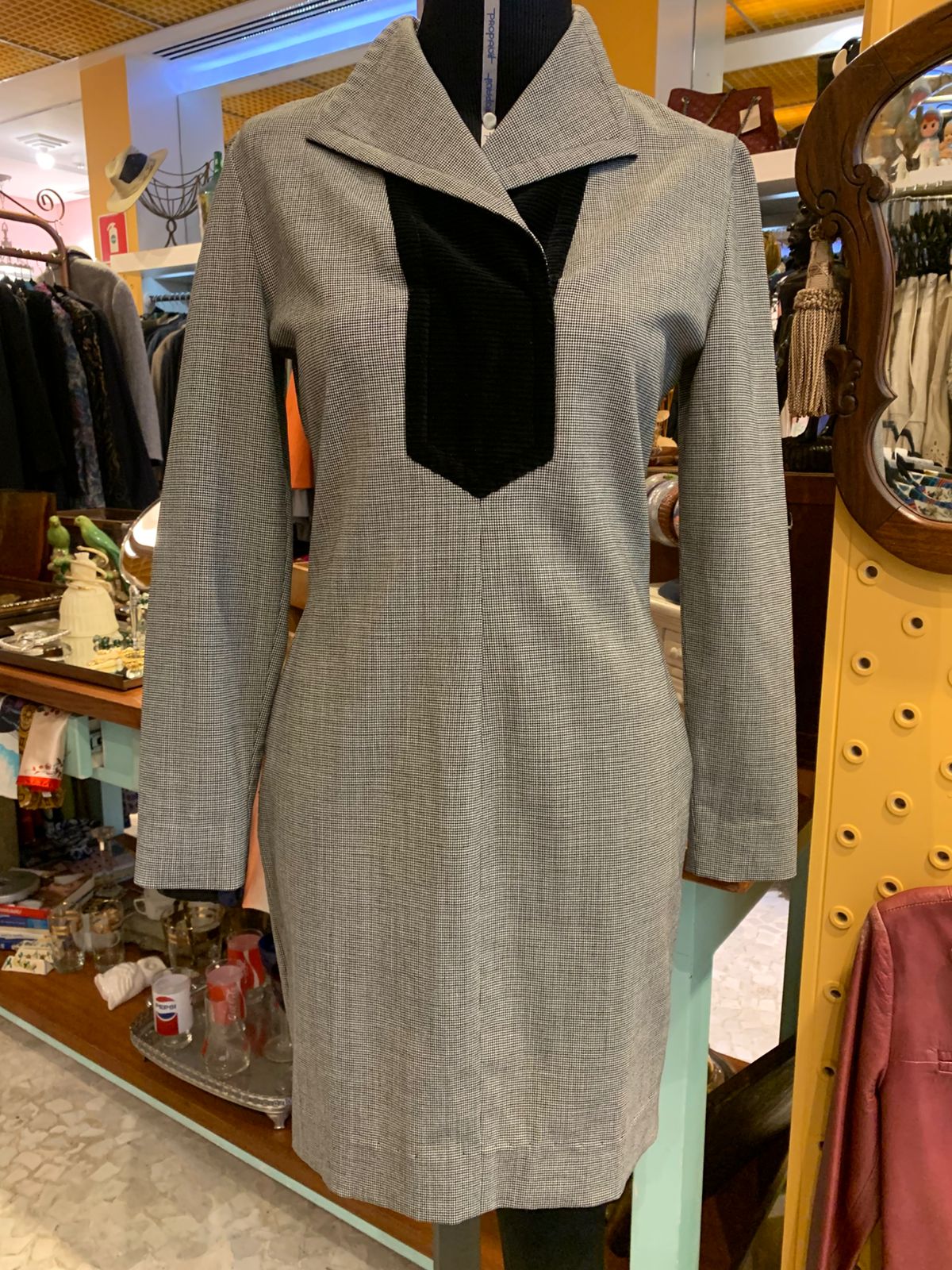 Vestido GIVENCHY cinza