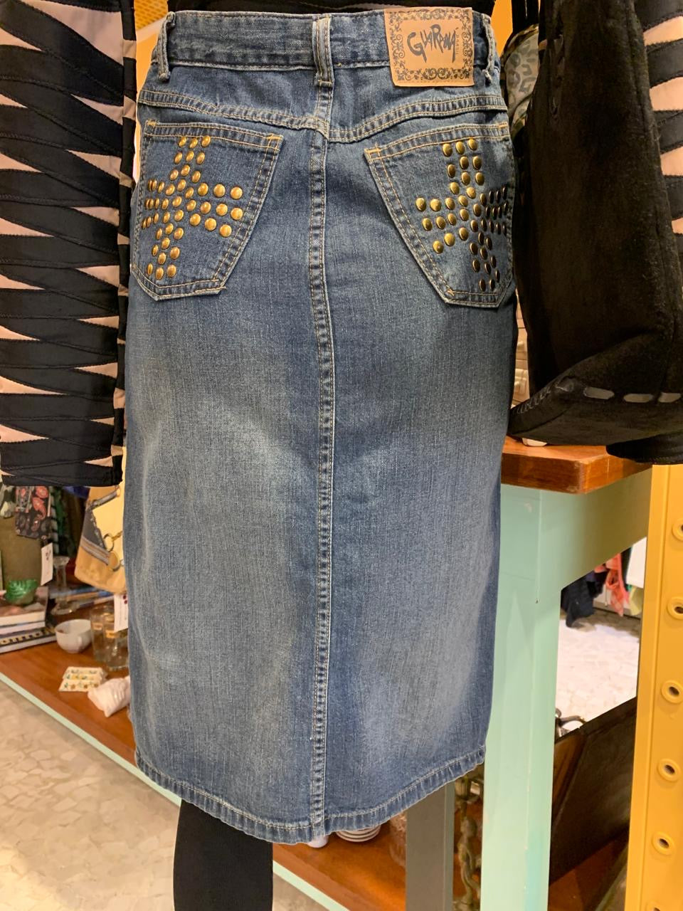 Saia jeans Guaraná Brasil
