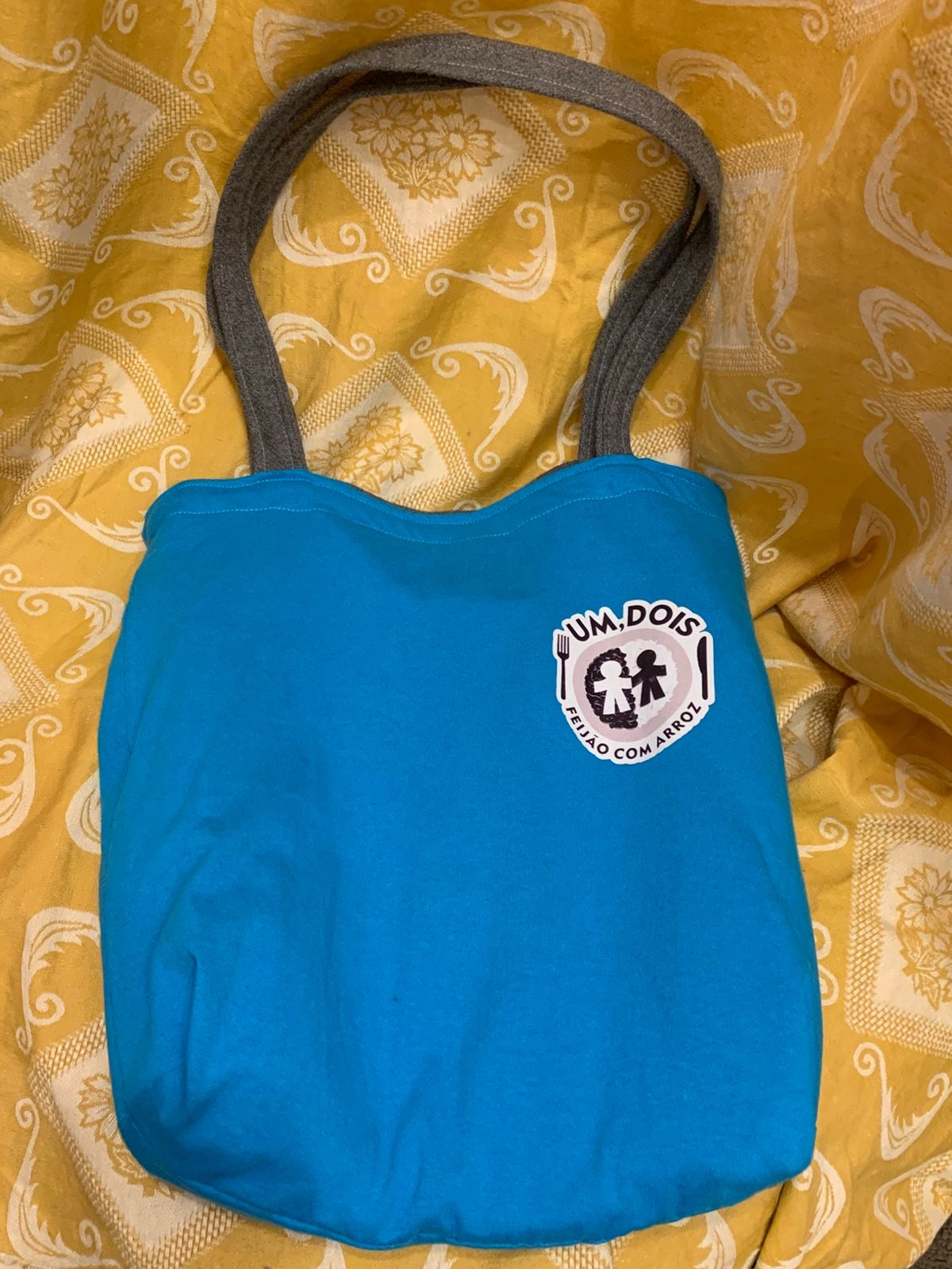 Eco bag upcycling azul