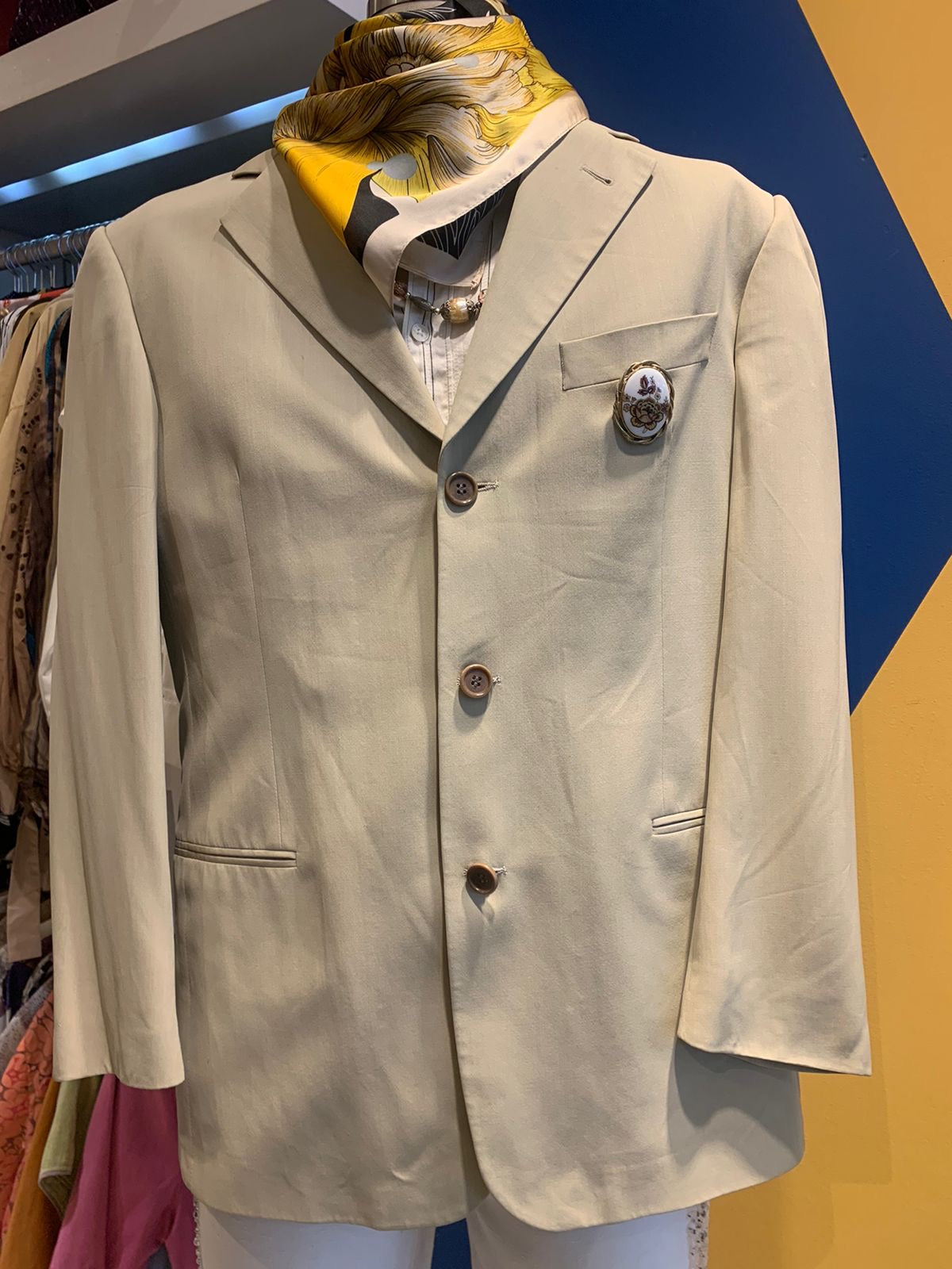 Blazer creme Hugo Boss