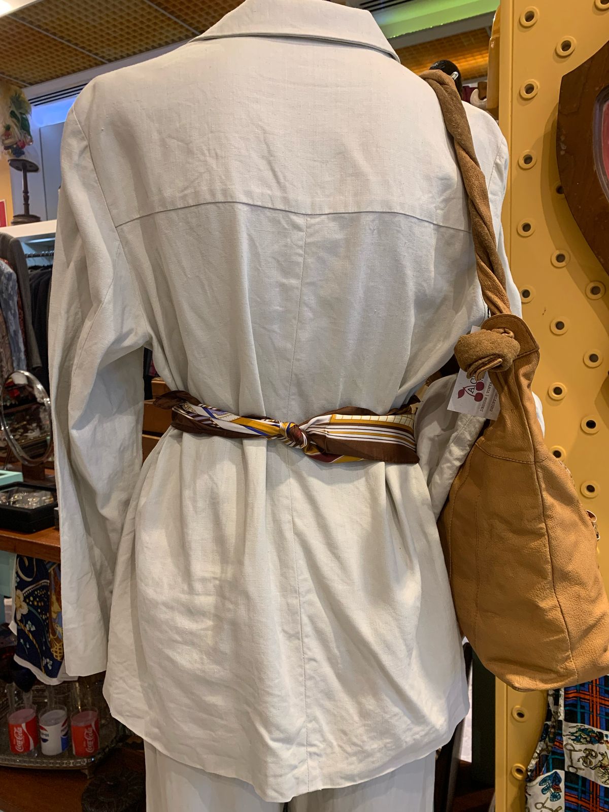 Conjunto de linho off white