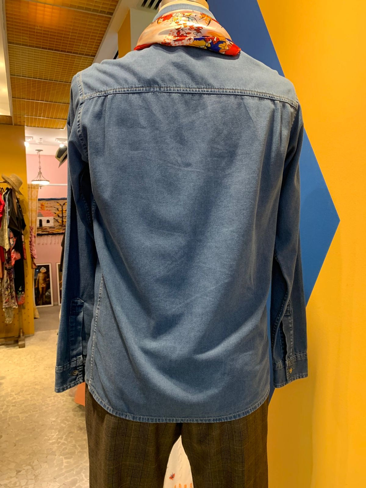 Camisa jeans Masculina
