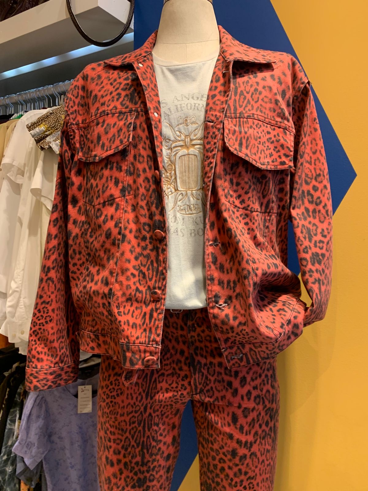 Conjunto onça laranja