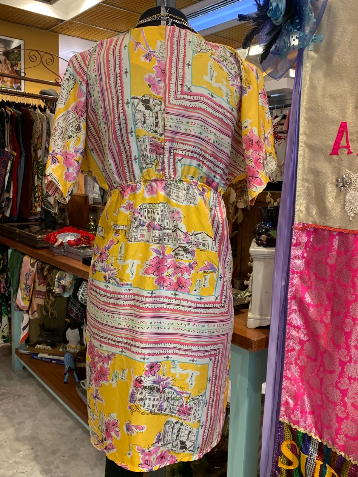 Vestido de seda levinho