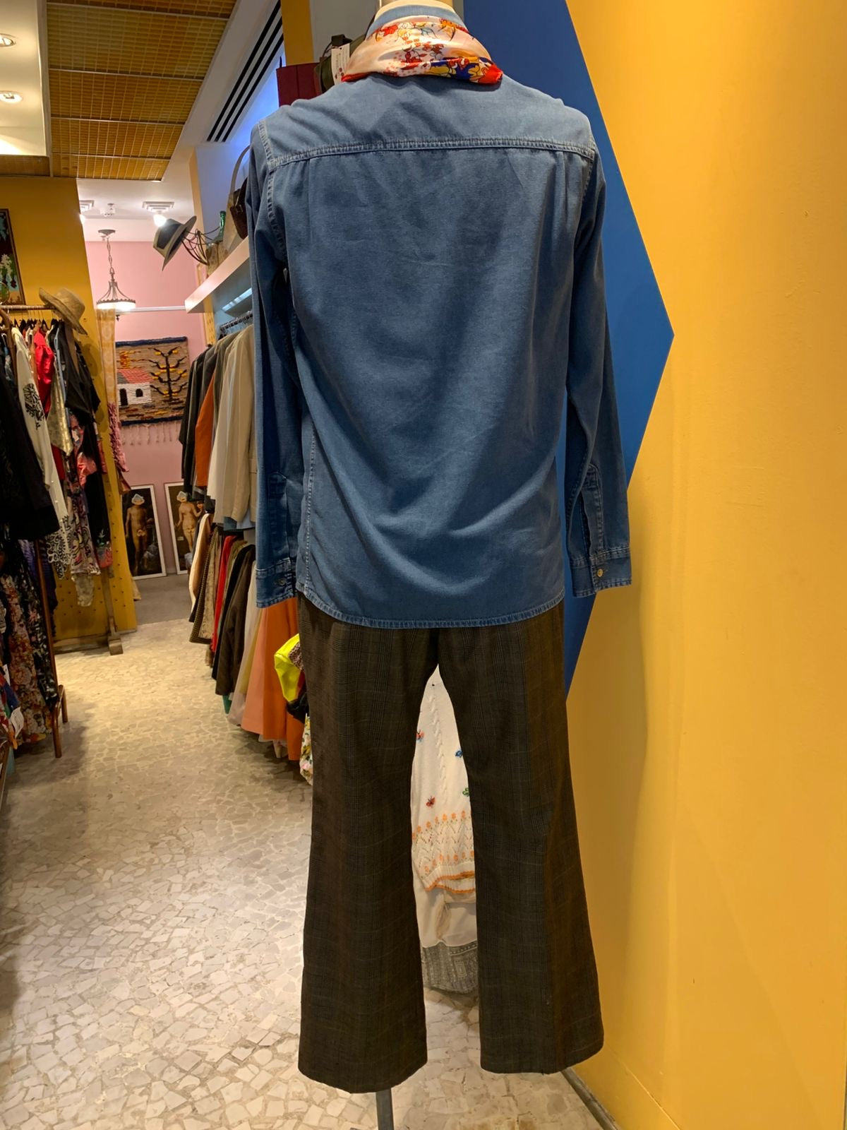 Camisa jeans Masculina