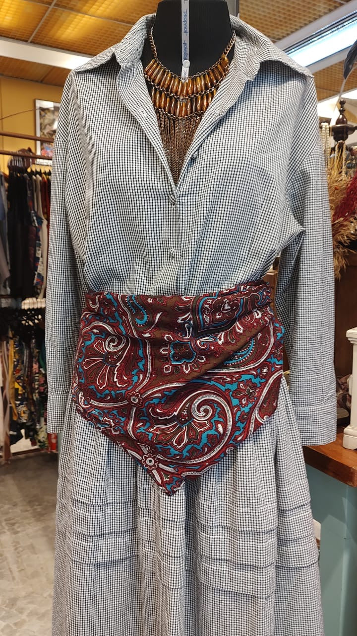 Vestido MABÔ azul