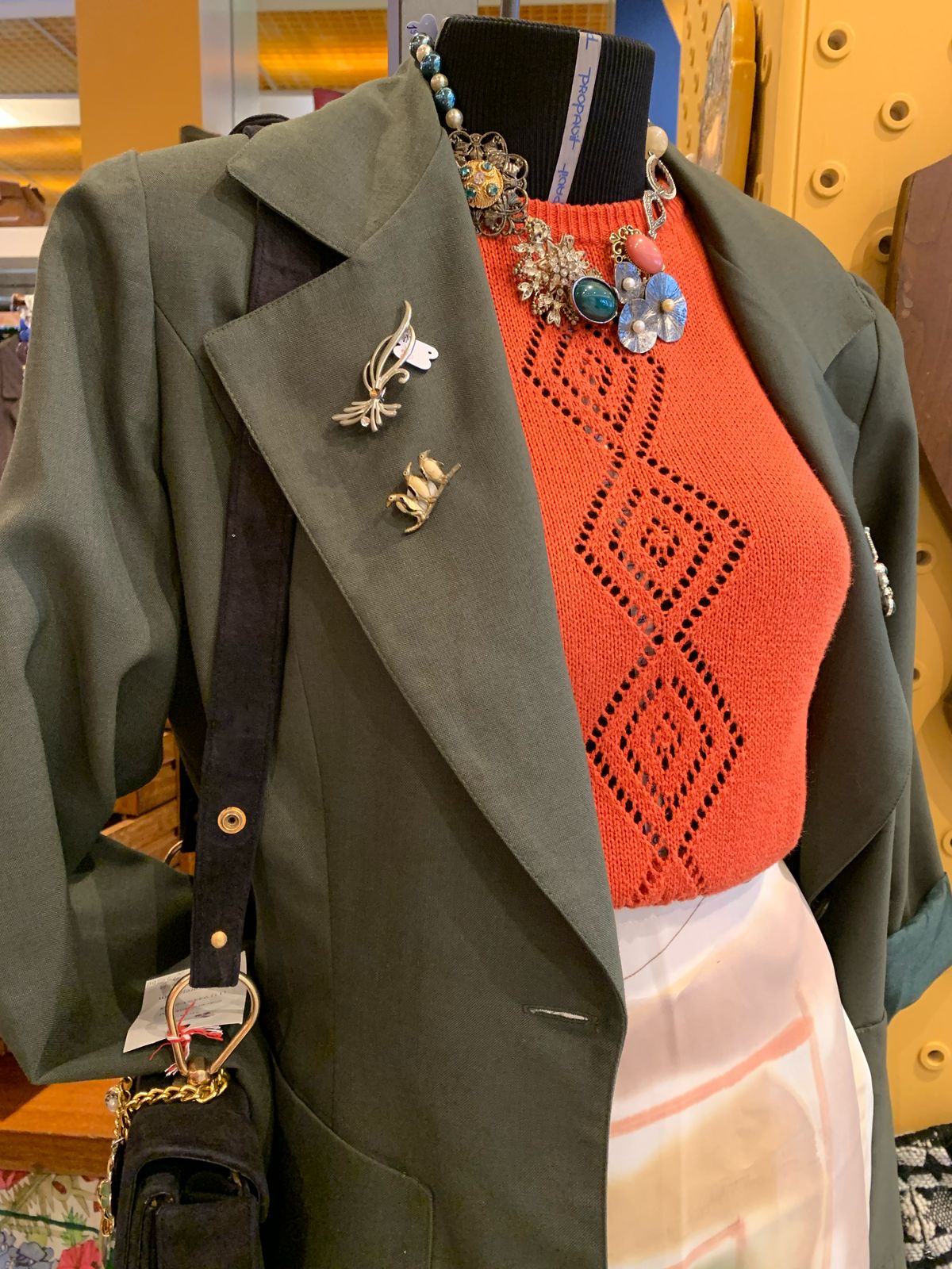Blazer verde vintage