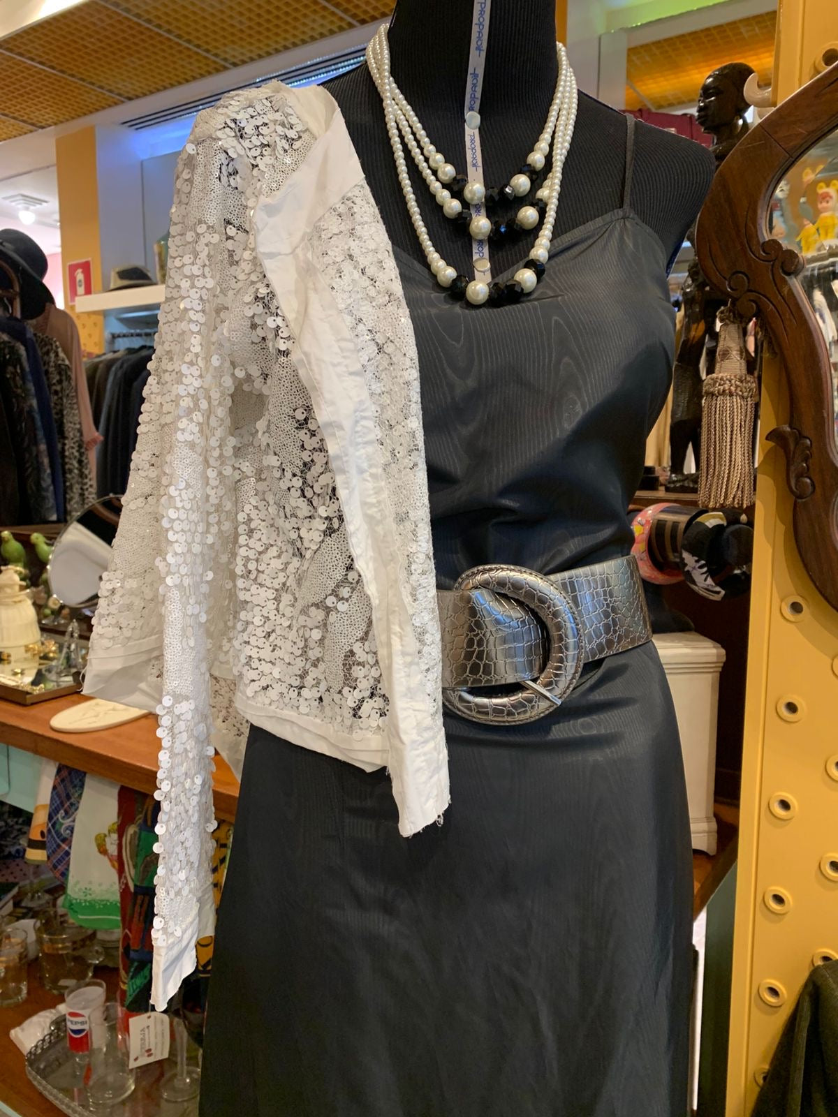 Vestido preto vintage