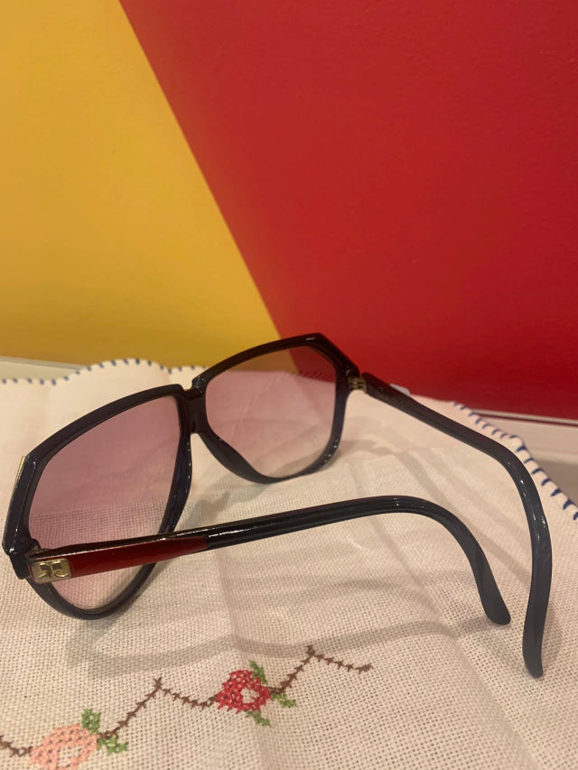Óculos Courréges Vermelho/Preto