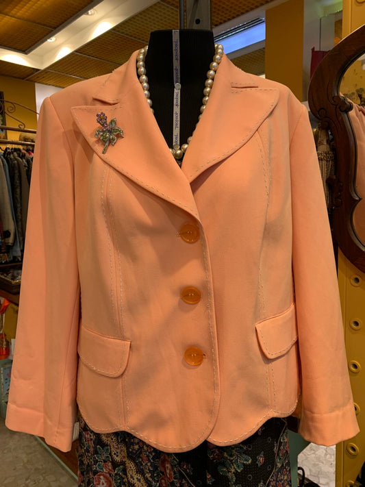 Blazer laranja vintage