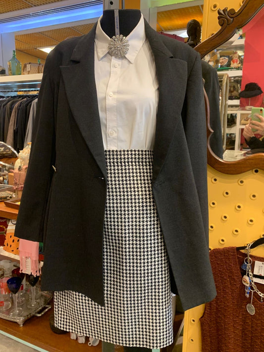Blazer Preto botões dourados