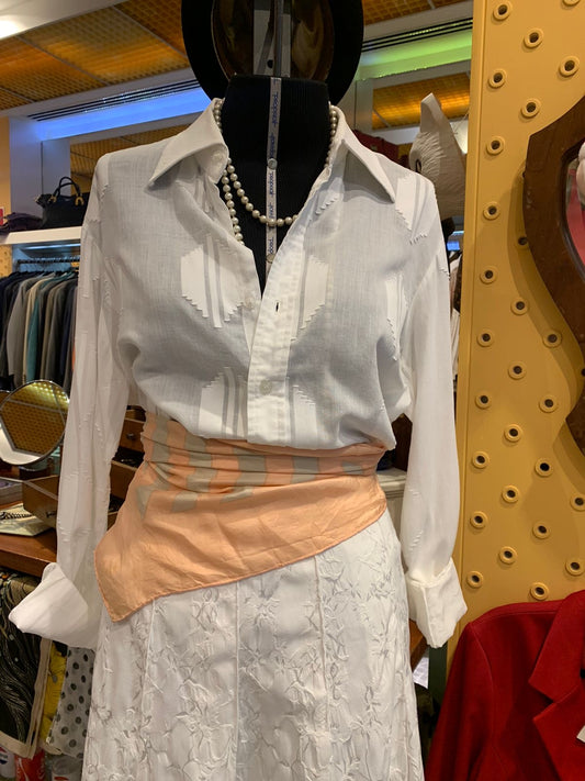 Camisa branca vintage