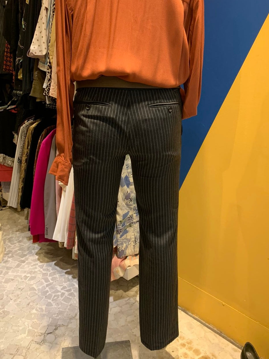 Calça de Lã risca de giz Tom Ford