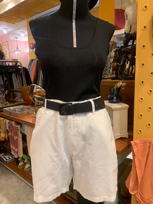 Shorts branco jeans